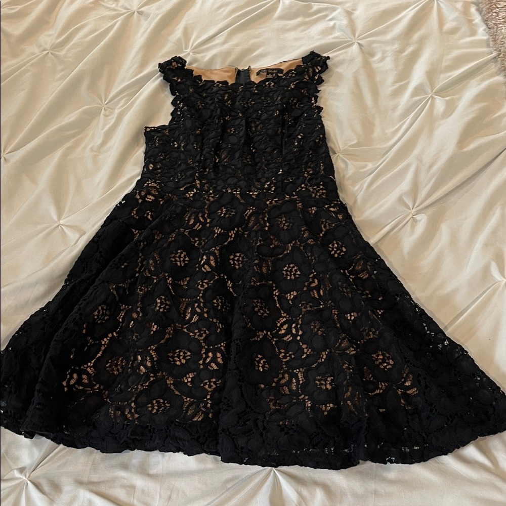 City Studio Black Lace Kids Dress